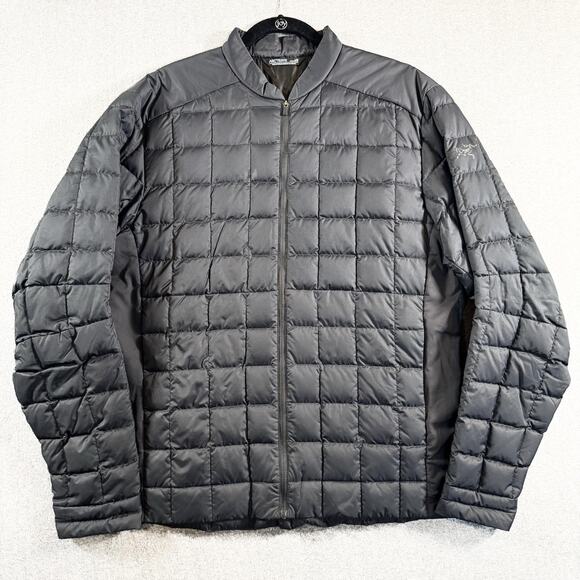 Arc'teryx Rico Jacket Mens Large Black Quilted Down Puffer Lightweight Outdoor - Picture 1 of 16